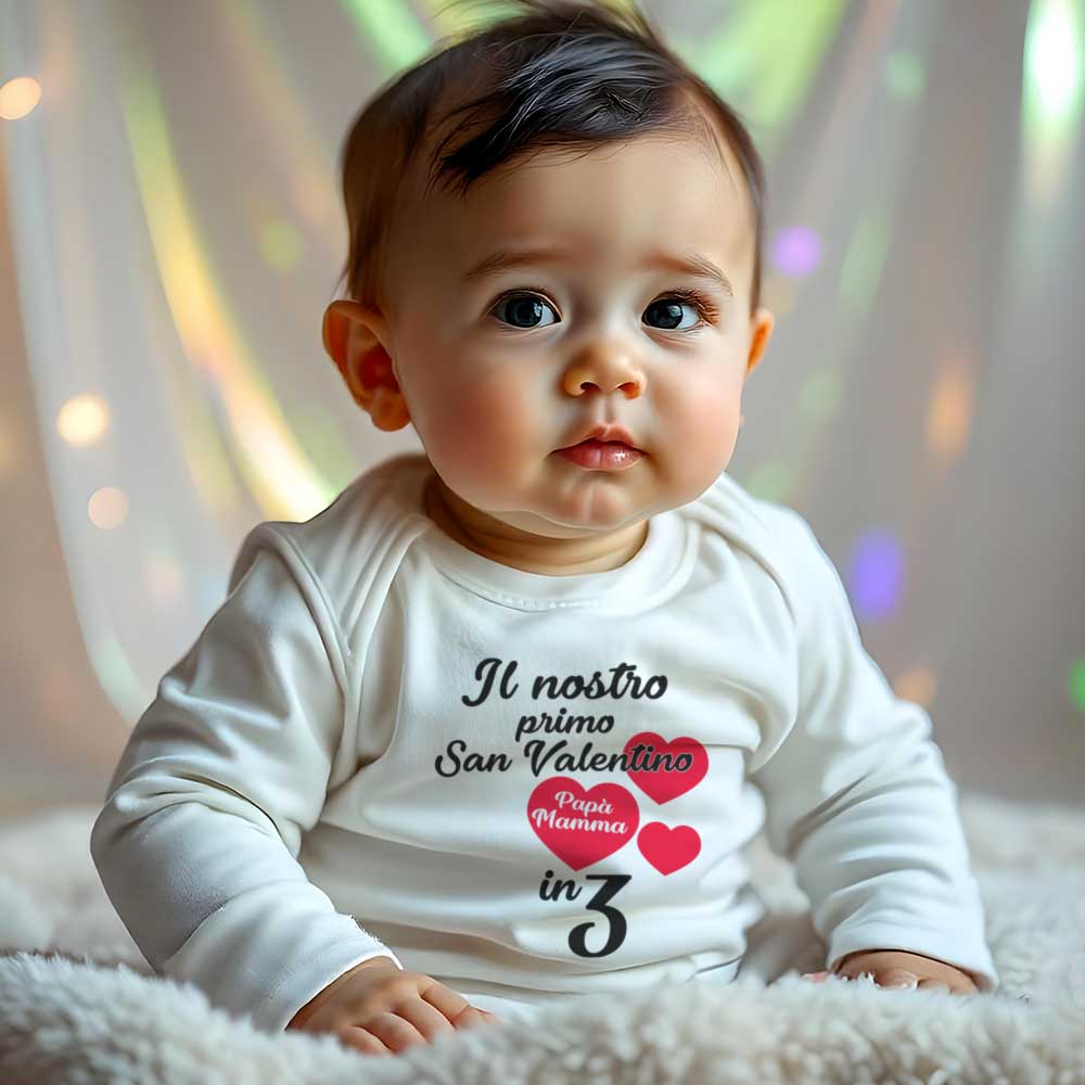 Tutina neonato primo San Valentino
